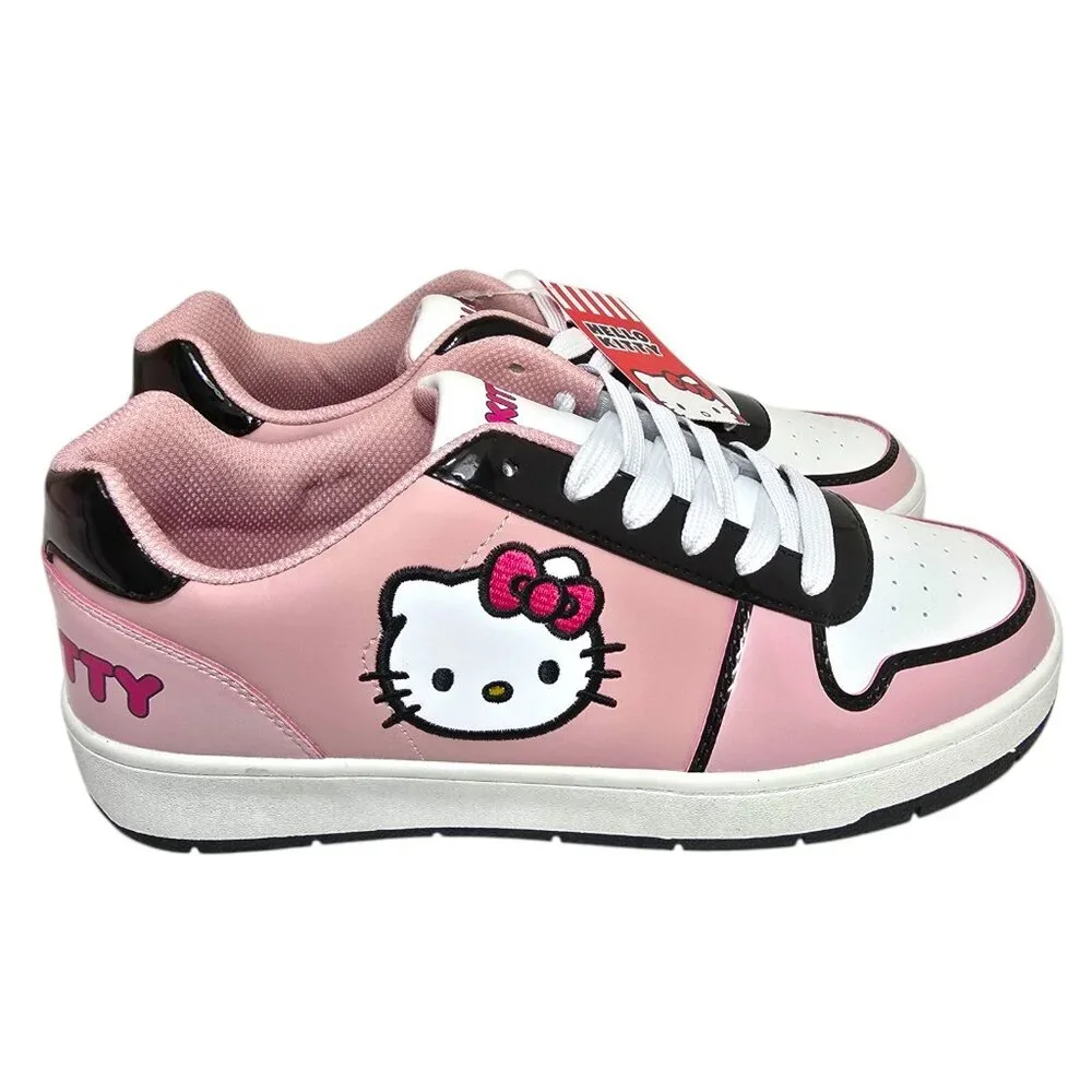 Hello Kitty Sanrio Casual Sport Court Sneakers Women's Size 10 Shoes Pink - Picture 6 of 12
